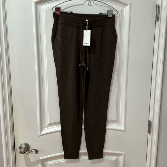 Quince Mongolian Cashmere Sweatpants/Brown/XS - Picture 1 of 10